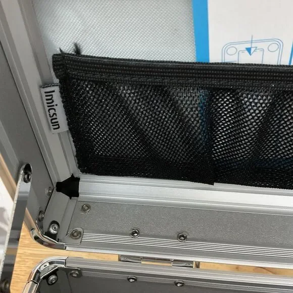 Imicsun Empty Medicine Lockbox Gray Portable Case 3 Digit Combination New - Picture 5 of 10